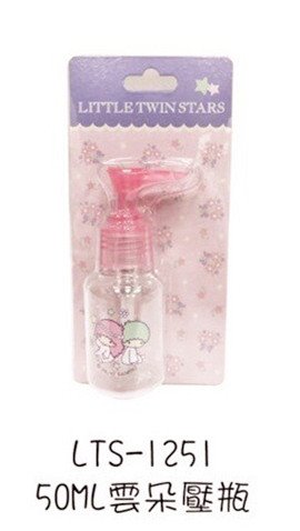 台灣製  三麗鷗系列 雙子星 LTS-1251 壓瓶50 ml-雲朵 4712977462519
