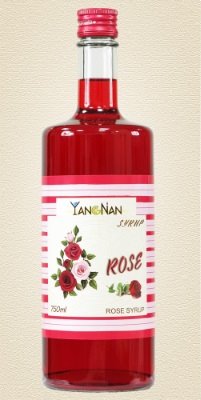 仰南玫瑰香蜜風味糖漿750ML