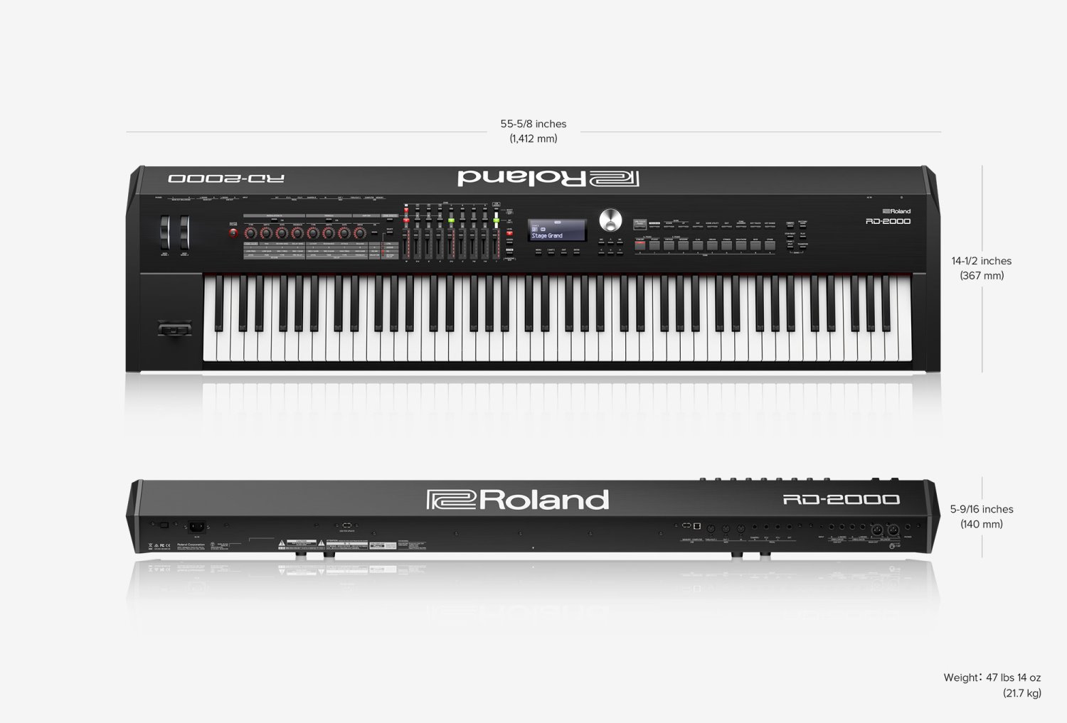 ROLAND RD-2000 88鍵 錄音室/舞台型電鋼琴