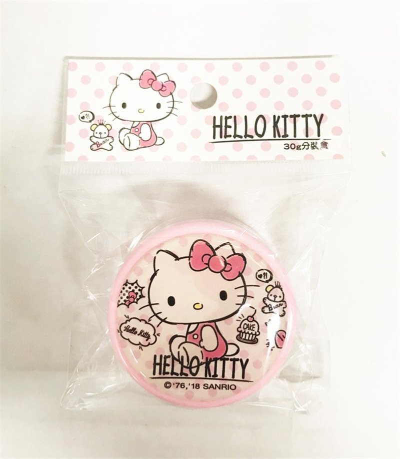 台灣製  三麗鷗系列  Hello Kitty凱蒂貓KT-1136 連接盒 .分裝盒.旅行瓶罐 30g-3款  4712977461369