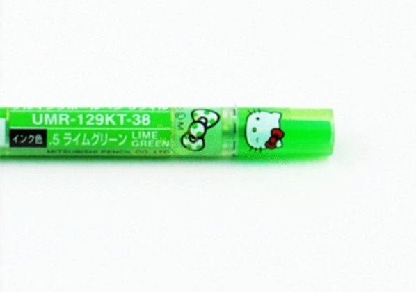 日本製 三麗鷗系列  Hello Kitty 凱蒂貓 圓珠筆替換筆芯0.38毫米 ~ 藍 /-綠/-桔