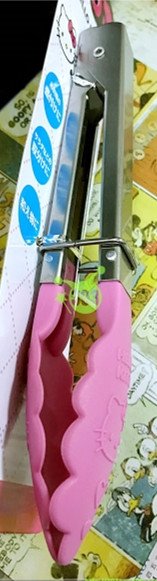 ECHO 三麗鷗系列  Hello Kitty  凱蒂貓  耐熱矽膠餐夾  1347-267 KT- 4991203168986