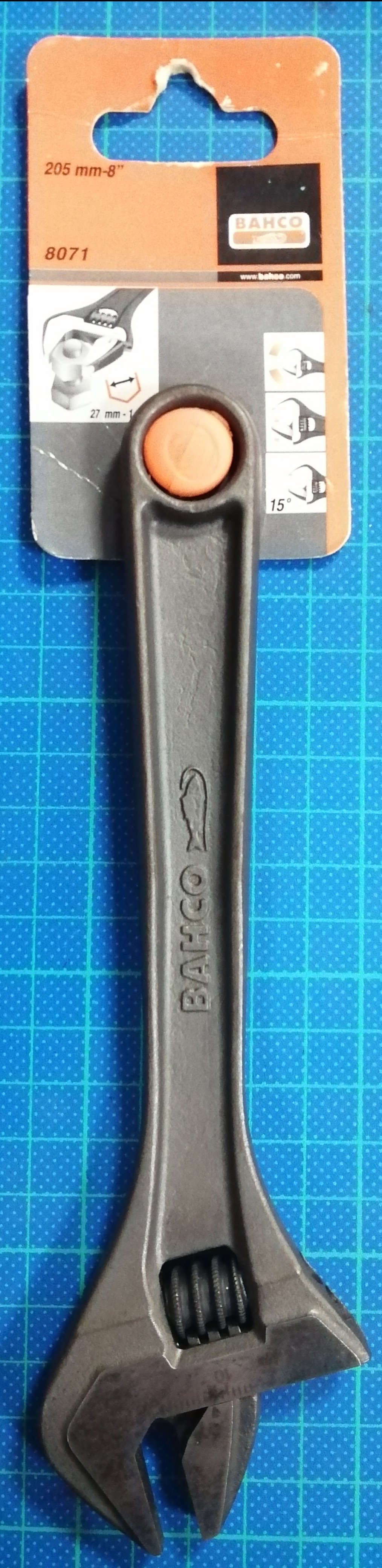 BAHCO 活動板手8英吋 8071 