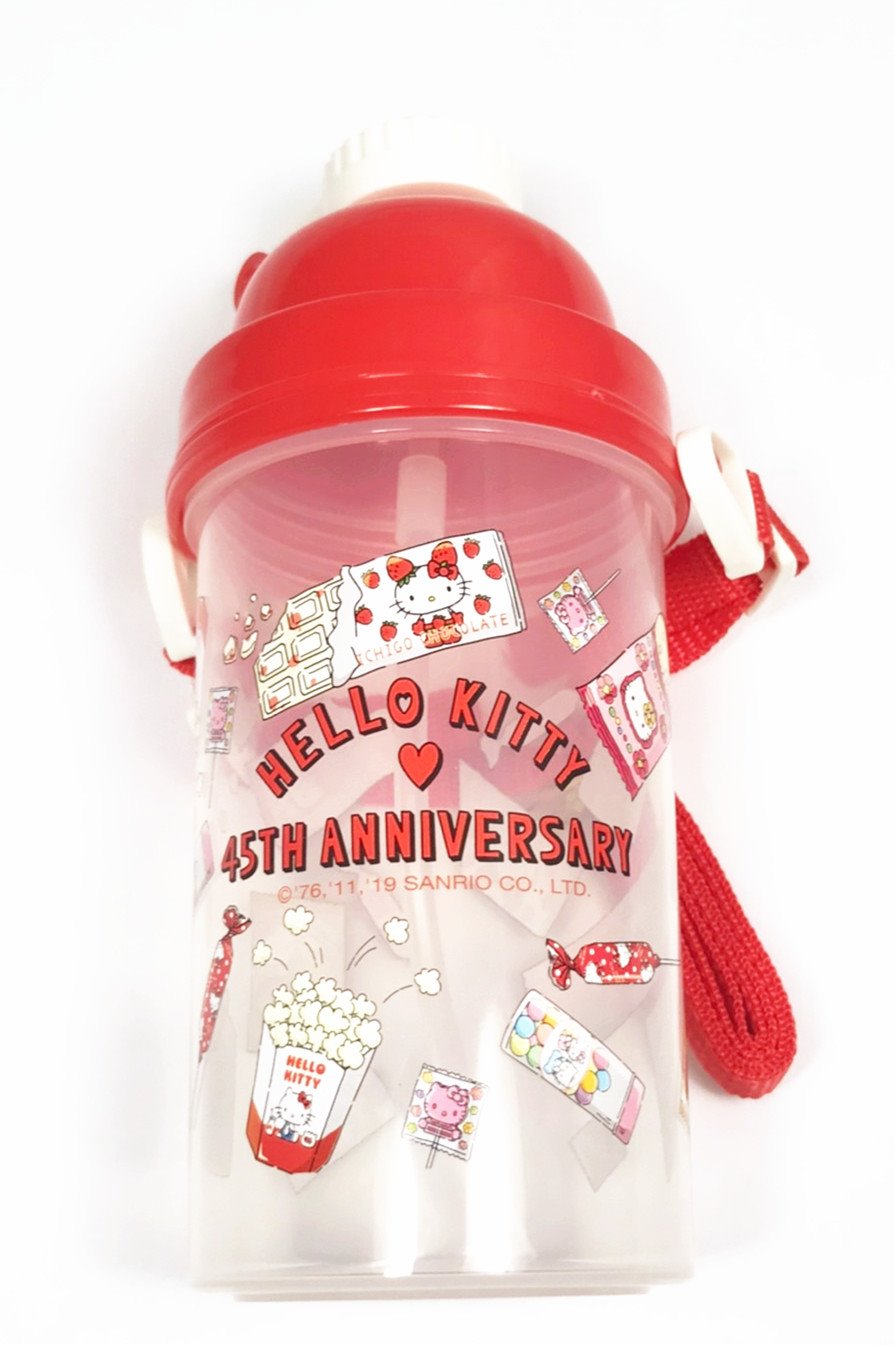 台灣製  三麗鷗系列 Hello Kitty三麗鷗 彈跳水壺500cc ~ KRT-211992 -爆米花 4710150211992