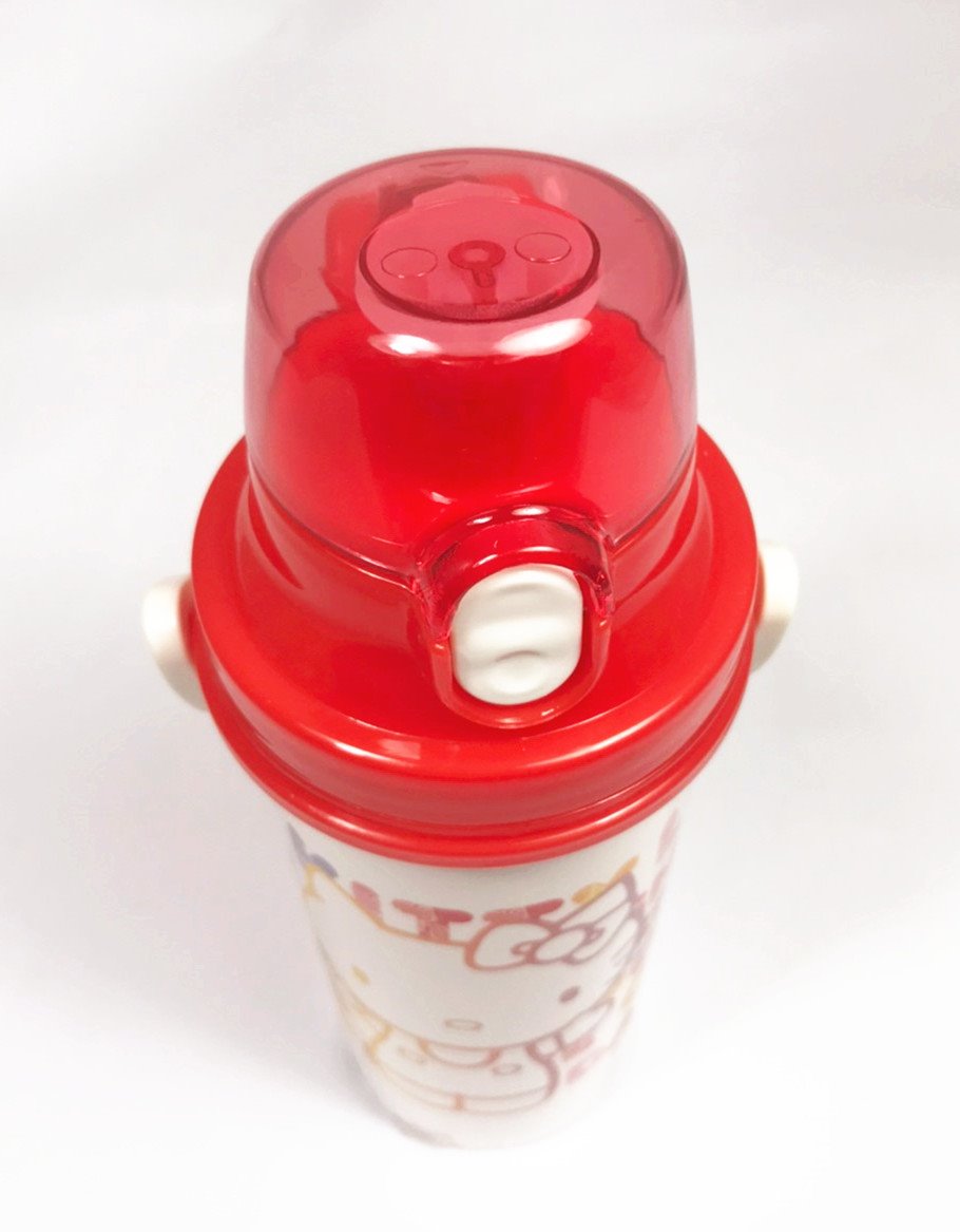 台灣製  三麗鷗系列  Hello Kitty 凱蒂貓  KRT-212166 專利型直飲水壺680cc  4710150212166