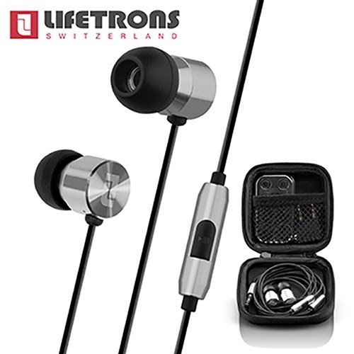 Lifetrons 高階金屬立體音耳機(通用版)-銀