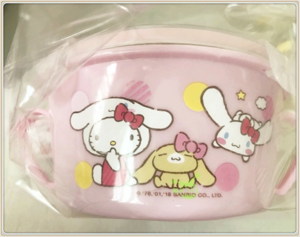 台灣製  三麗鷗系列  Hello Kitty凱蒂貓不鏽鋼扣環雙耳隔熱碗 -單入  4712977463530