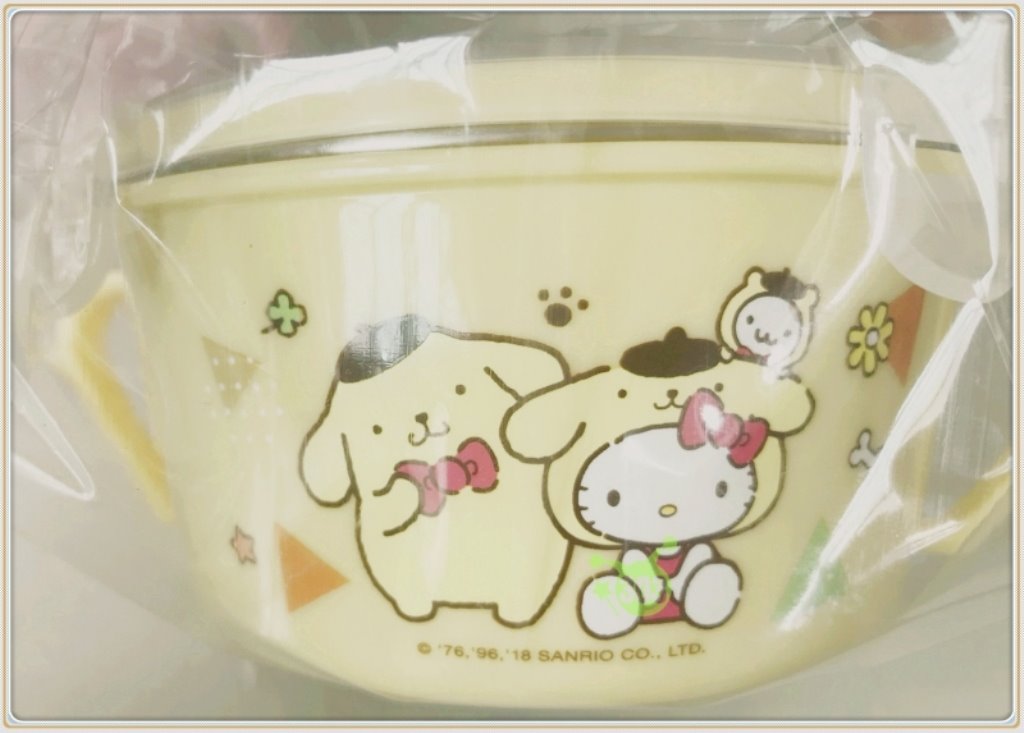 台灣製  三麗鷗系列  Hello Kitty凱蒂貓不鏽鋼扣環雙耳隔熱碗 -單入  4712977463530