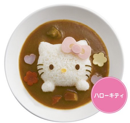 日本製  OSK  三麗鷗系列  Hello Kitty 凱蒂貓 飯類用造型壓模  4970825104121