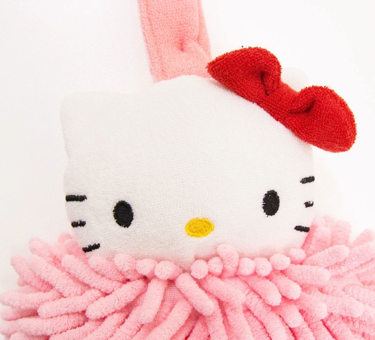 三麗鷗系列 Hello Kitty 凱蒂貓 超細纖維 吸水毛巾.擦手巾-可掛式扣環  4548622744040