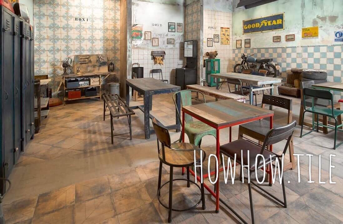 西班牙-歐風復古素花磚33*33cm