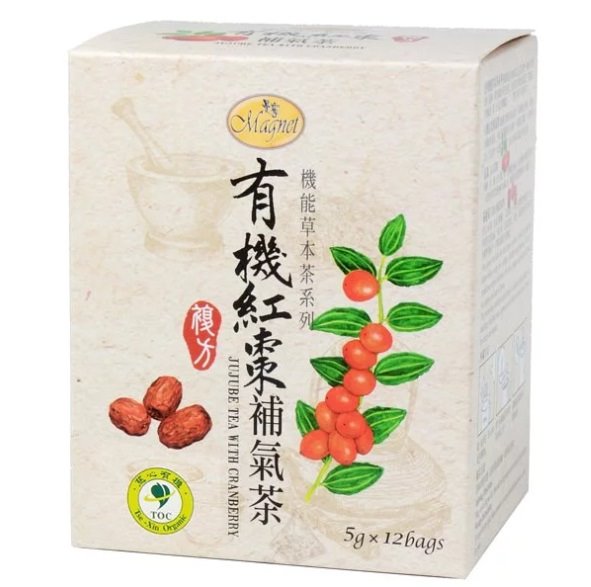 有機紅棗補氣茶12入 / 盒