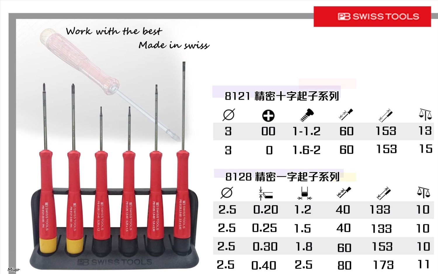 PB 8641 6支組精密起子組