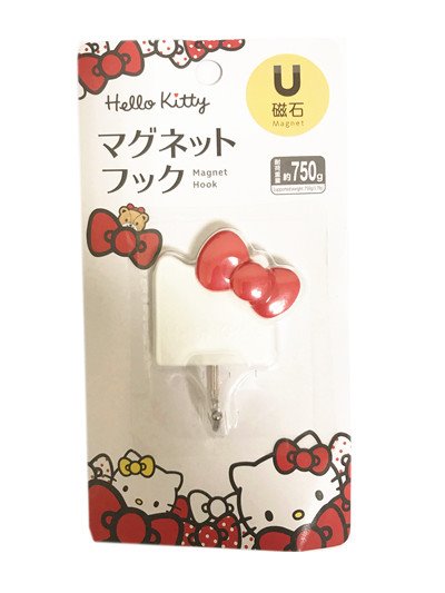 三麗鷗系列  Hello Kitty 凱蒂貓 KT28675 造型吸鐵掛勾1P  4573135582889