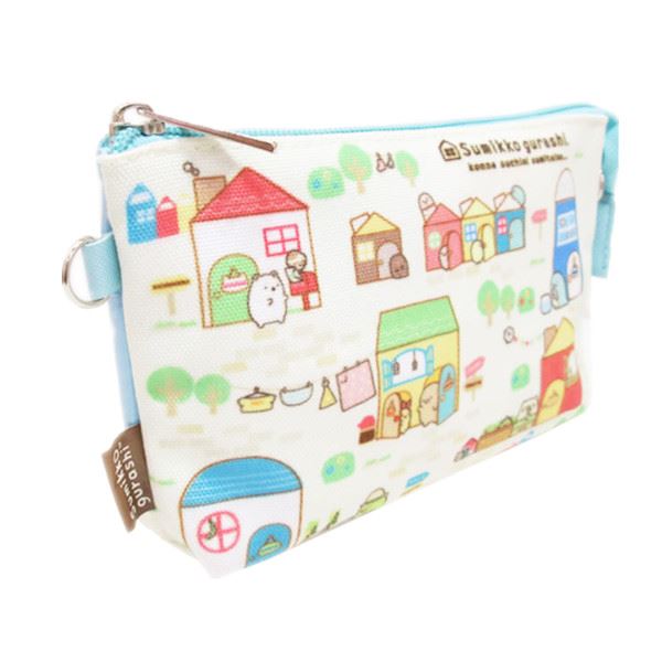Sumikko Gurashi角落生物-小夥伴 D55-5 拉鍊觸控手機包-4款  4721005009503