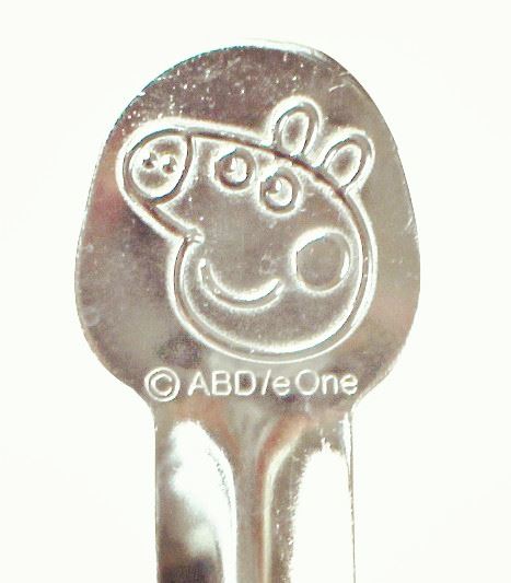 台灣製 敦景  Peppa Pig佩佩豬 PP68061  304不銹鋼造型湯匙  2P       4718733240353