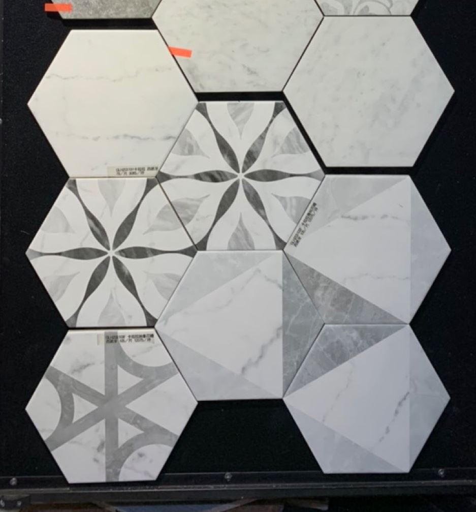 西班牙-花型六角磚 17.5*20cm