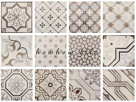 西班牙-莫莉 亮釉手工素花磚15*15cm* GY80.84