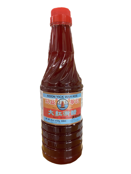大紅浙醋(冠益大紅浙醋,浙醋,大紅醋,大紅浙醋)550ml，經典浙江風味老醋，調味、醃漬、涼拌皆宜，萬用醋品能去腥增香、提升食材色澤，台南高雄屏東快速配送