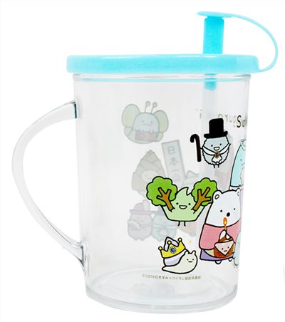 台灣製 敦景 Sumikko Gurashi  角落生物-小夥伴 SM52391吸管杯