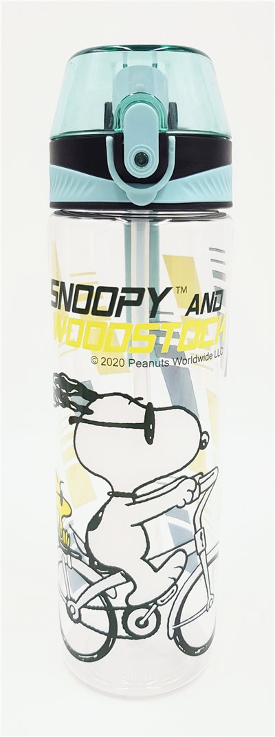 Snoopy 史努比  彈跳吸管 運動水壺  700 ml 
