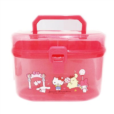 三麗鷗系列  Hello Kitty 凱蒂貓  KT 奇幻樂園  多功能手提盒 . 置物盒  2款   4713077269800