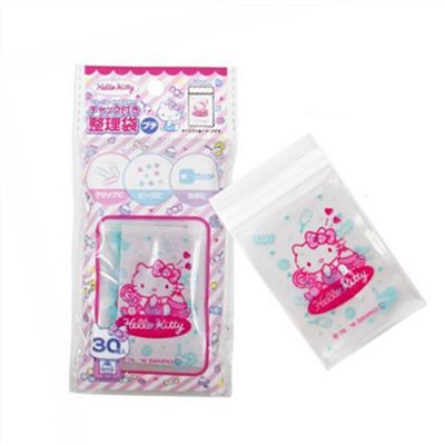 三麗鷗系列  Hello Kitty 凱蒂貓 . Melody美樂蒂   多功能夾鏈袋 - 小  (30p) 
