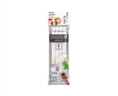 6217 Slim 4P封口夾-11cm 4905596621768