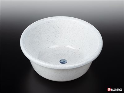 V233-1 Lameru 湯桶(小)-大理石白 4955959223313