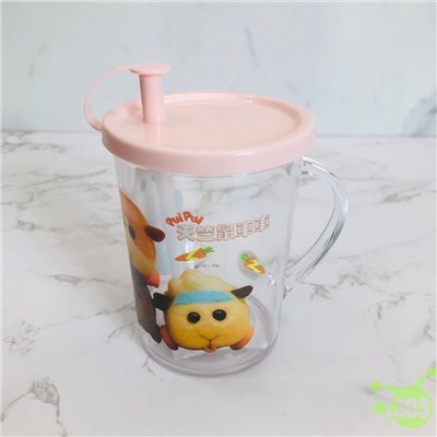 天竺鼠車車吸管杯-黃4718733265172/粉4718733265189  