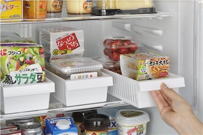 0377 冷藏庫收納籃-3P   4905596037767