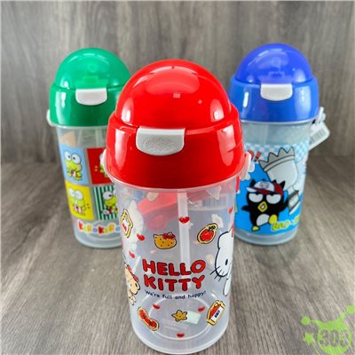 【三麗鷗】三麗鷗家族彈跳吸管水壺-3款(500ml)