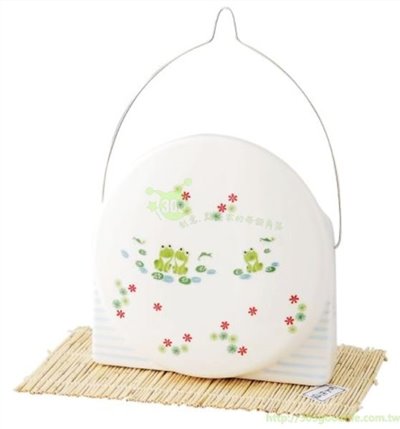 夜光青蛙 圓形提把造型蚊香座 S20-629   4712057806998~需預定商品