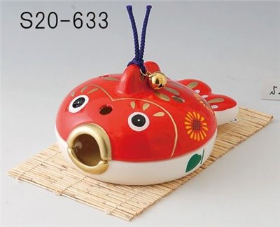 招財金魚造型蚊香座   S20-633  4712057806707