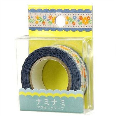 日本製  和紙膠帶 TM000462 緞帶花 花邊    4938325241869