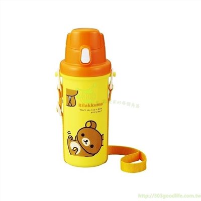 日本製   BANDAI  Rilakkuma  拉拉熊 直飲式水壺    4970825103711