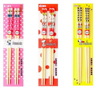 SNOOPY SP-0397  21cm 竹筷 [2雙入]   4711161263970