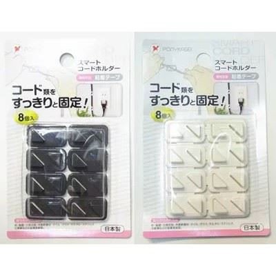  日本製   PONY  牆角壁面專用8入電線壓線勾   4962964223702