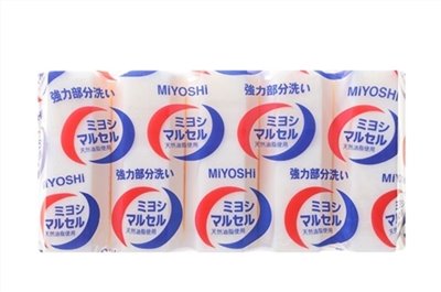 日本製 MIYOSHI 衣物 去污皂 140g  X 5   4902883210018