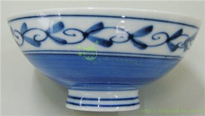 日本製  瓷器 藍染瓷碗 /  花粉瓷碗  4582368150079