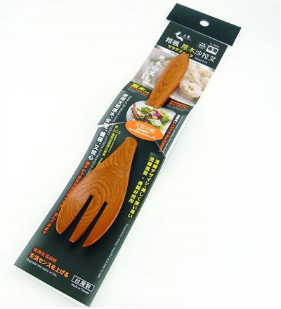 台灣製  上龍  TL-2802雅楓原木沙拉叉  4713537028022