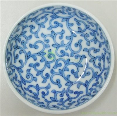 日本製 瓷器 藍染小缽 4582368150086