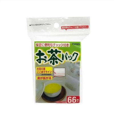 日本製  Kyowa 沖泡潡滷66入濾茶紙    4969757106921