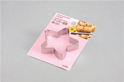 日本製  餅乾拔型 大1P (星)   4511636101734