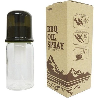 日本 HARIO  耐熱玻璃氣壓式噴油瓶60ml-黑  / -墨綠  