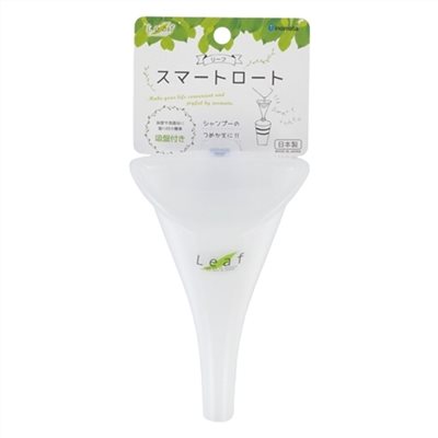 日本製  inomata 1131和風呂 吸盤式 立體漏斗   4905596113188-白