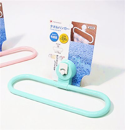 日本製 PONY   HK-093 壓扣吸盤式毛巾手巾收納架    4962964241805
