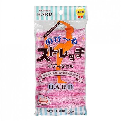 日本製 036980 伸縮擦澡巾-hard   4968951036980