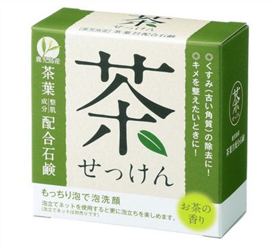 日本製  clover 洗顏皂 80g  ~ 1.豆乳/2.柿渋 /3.艾草 /4.綠茶/5.胎盤素 /6.茶花.椿油 /7.火山灰 