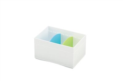 日本製 inomata  LEAD 4752號  壓克力 DIY分隔直式三格置物收納盒  -不透明 / -透明